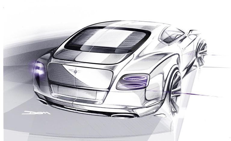 Современный автомобиль рисунок