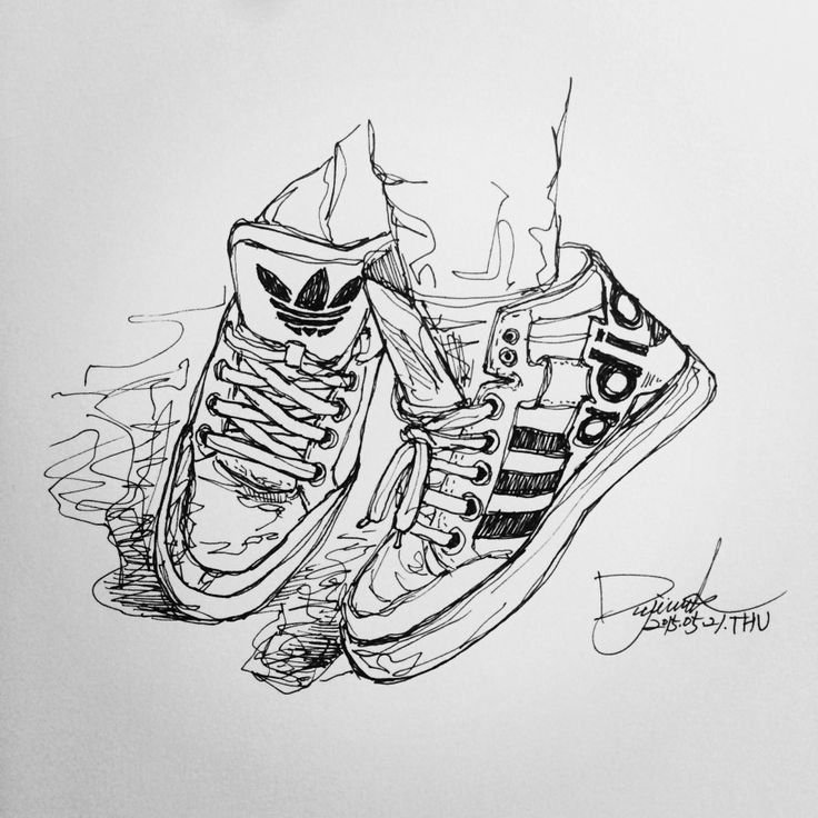 Эскиз кроссовок