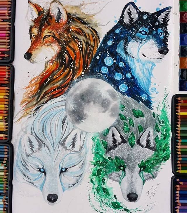 Рисунки необычных животных