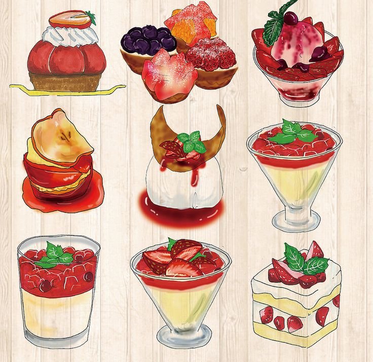 Рисунки еды