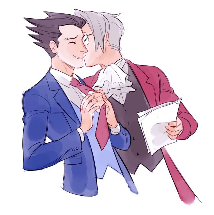 Ace attorney Феникс и Майлз