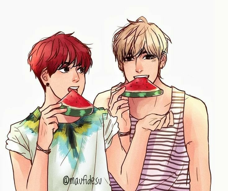 Арты vkook