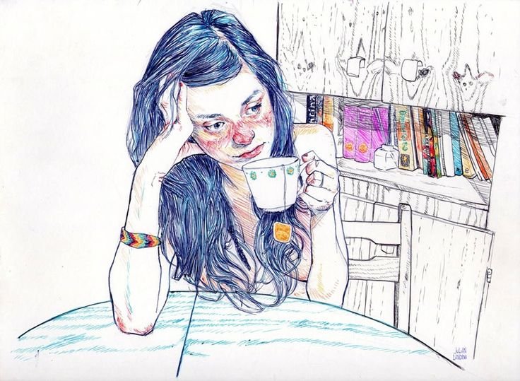 Рисунок на бытовую тему