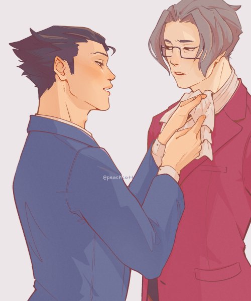 Ace attorney Феникс Райт и Майлз Эджворт