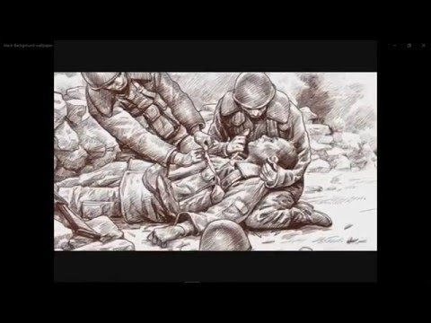Солдат зарисовка