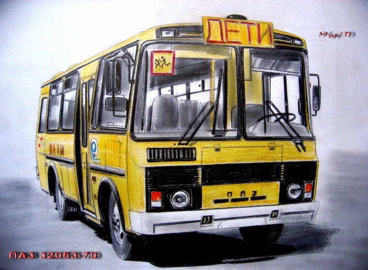 ПАЗ 3205 желтый