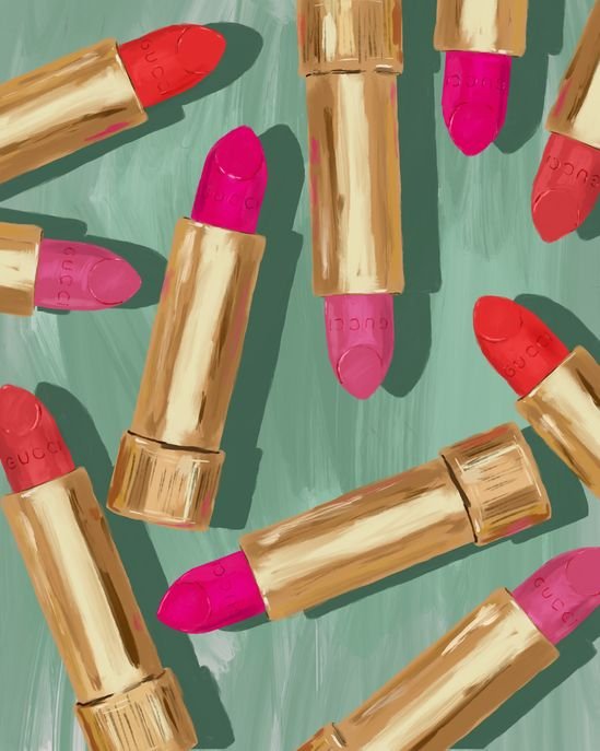 Lipstick illustration