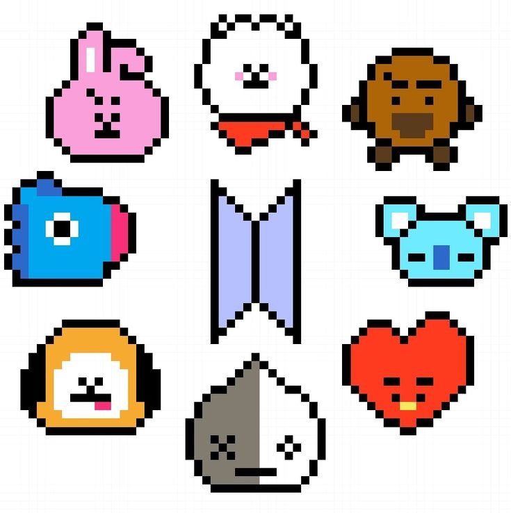 Bt21 вышивка крестиком схема