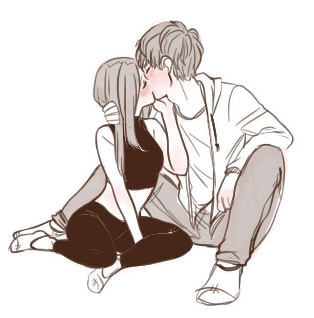 Парень и девушка рисунок