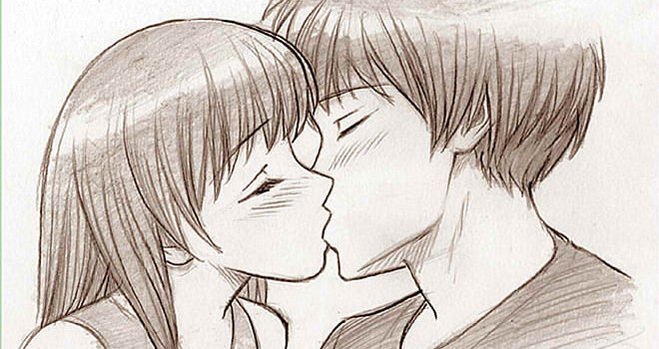 Рисунки для срисовки аниме