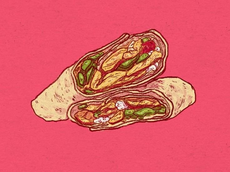 Шаурма эскиз