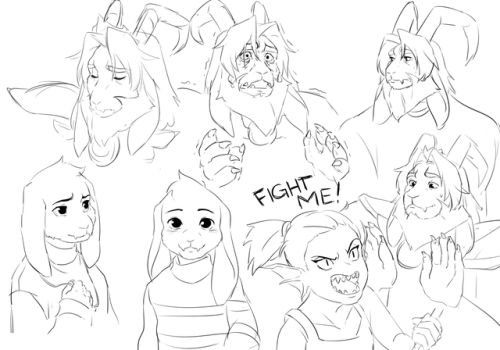 Раскраски Undertale Asriel