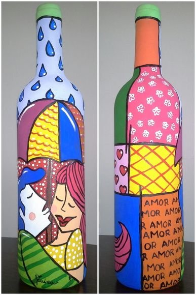 Разрисованные бутылки