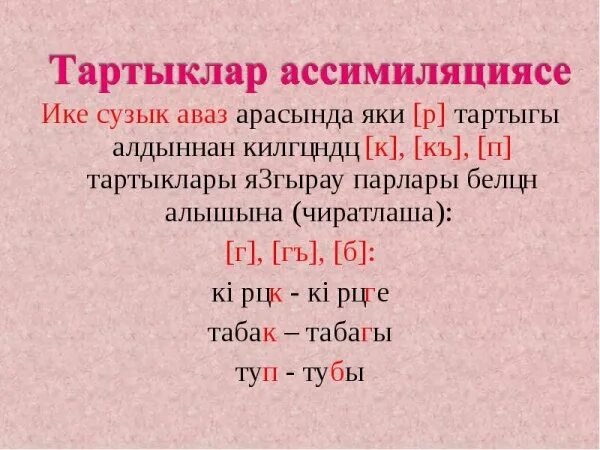 Тел арты ассимиляцияск