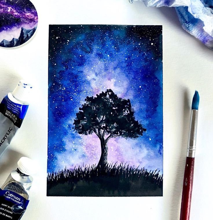 Рисунки гуашью