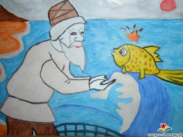 Детские рисунки к сказкам