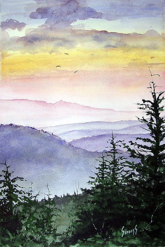 Пейзаж для рисования