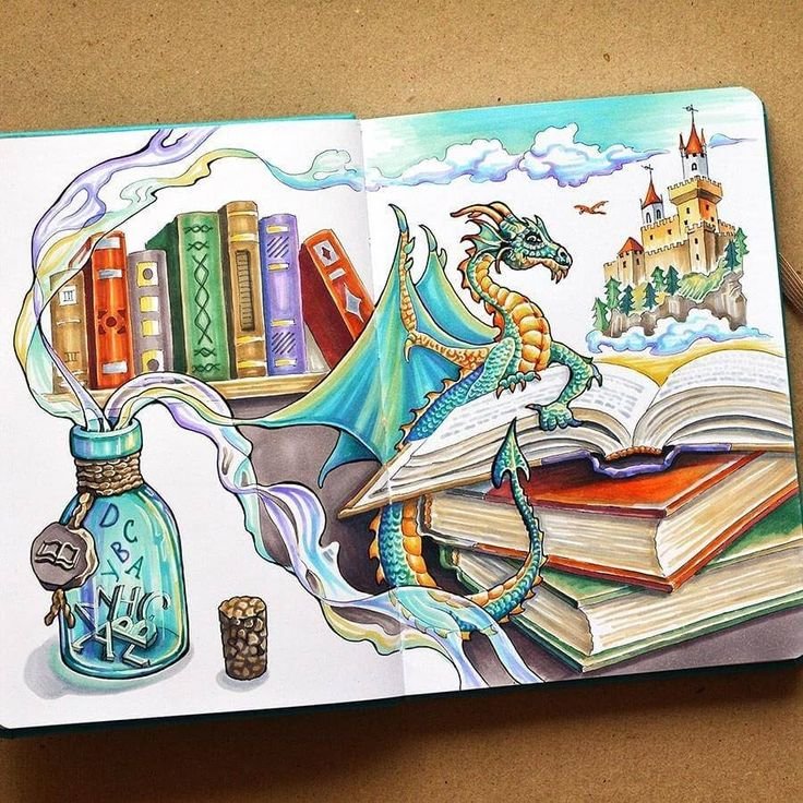Красивые иллюстрации к книгам