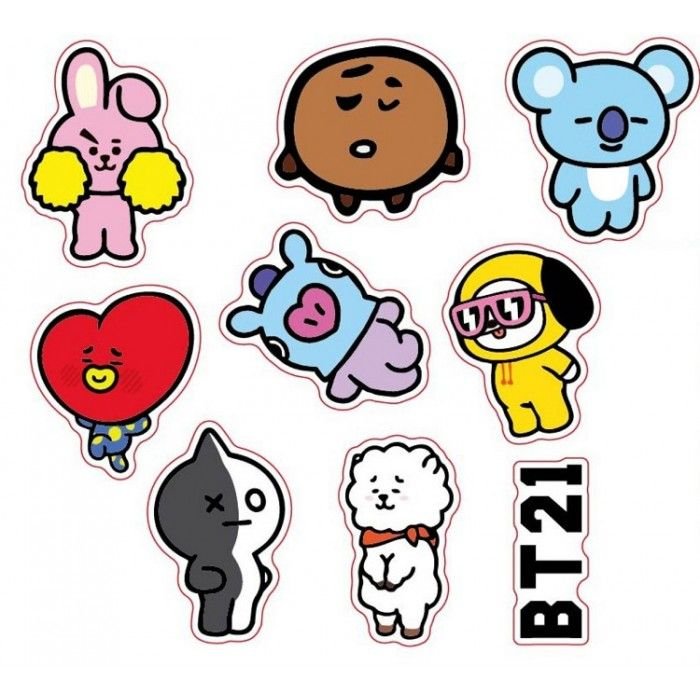 БТС Стикеры bt21