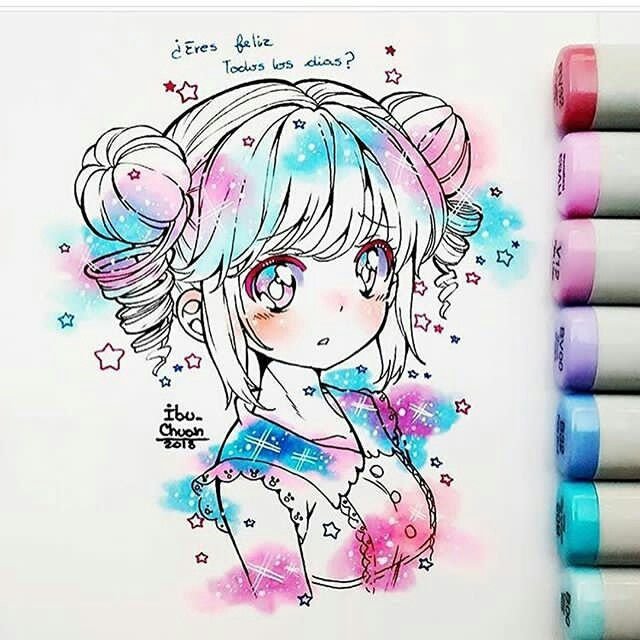 Рисунки для скетчбука аниме