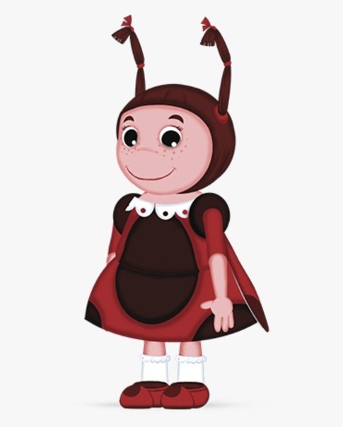 Божья коровка Мила из Лунтика