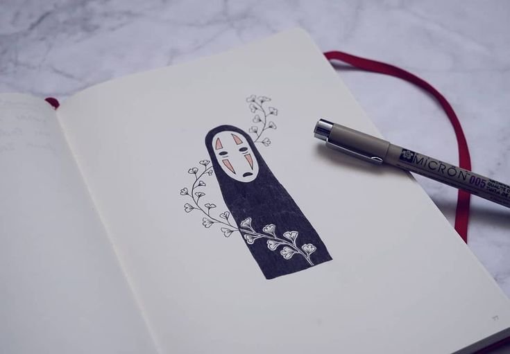 Лёгкие рисунки Минимализм в скетчбук