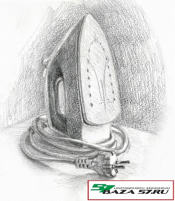 Утюг набросок