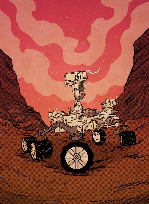 Rover марсоход концепт-арт