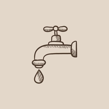 Кран с водой для детей