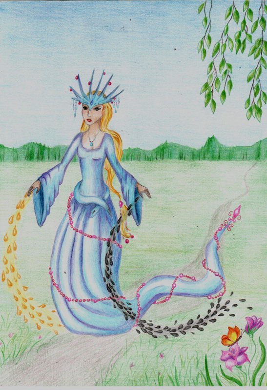 Сказка Бажова голубая змейка