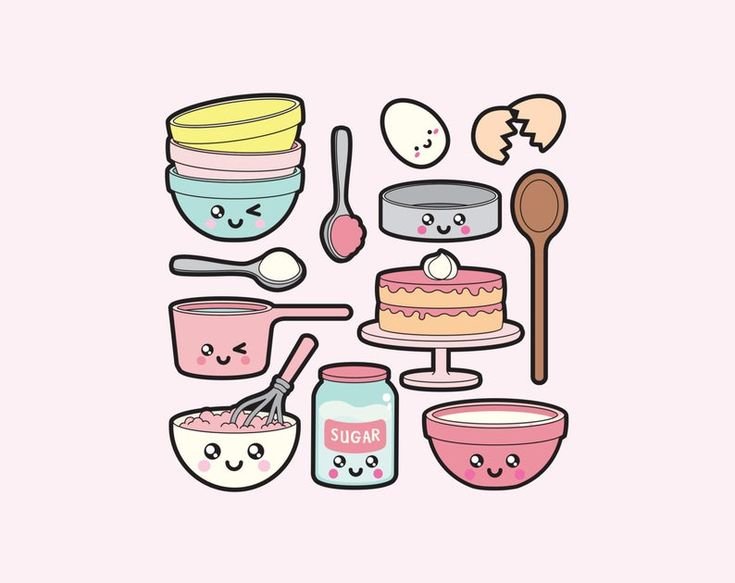 Рисунки для срисовки еда легкие