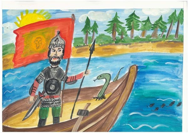 Детские рисунки Ермака