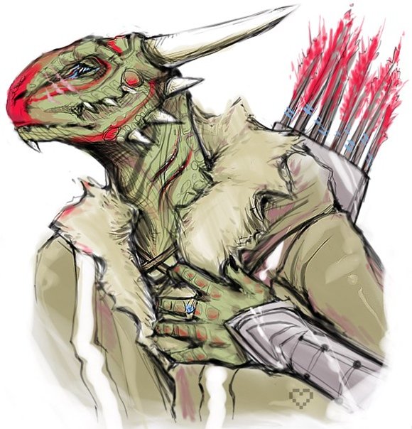 The Elder Scrolls аргониане арт