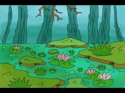 Болото с кочками для детей