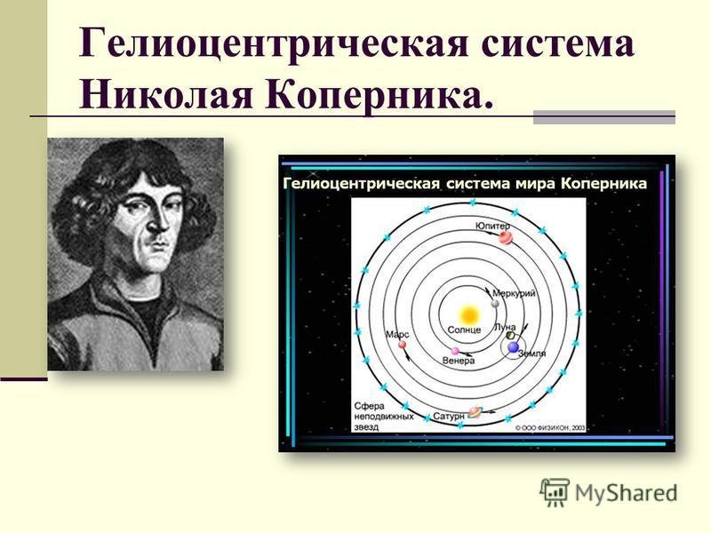 Геоцентрическая система мира Николая Коперника