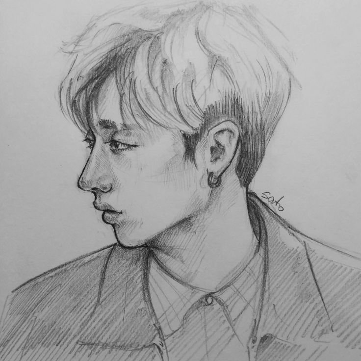 Felix Stray Kids Arts карандашом