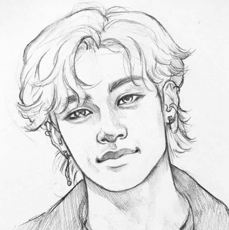 Минхо Stray Kids срисовка
