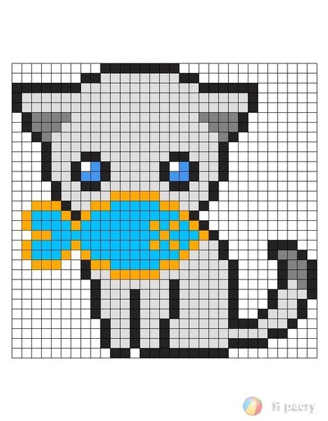 Рисунки по клеточкам маленькие