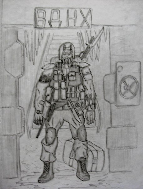 Metro 2033 рисунки метро