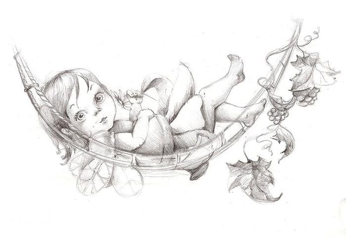 Эльф рисунок