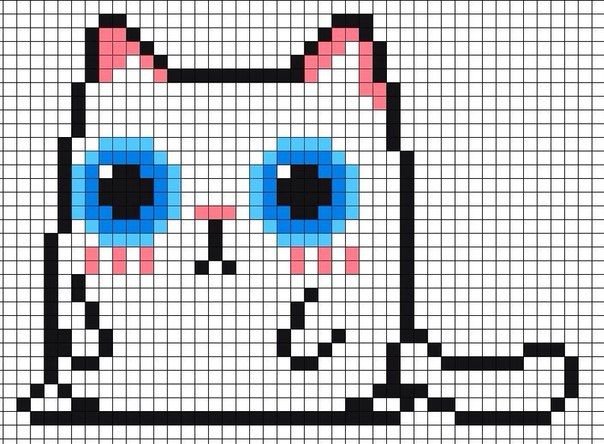 Красивые рисунки по клеточкам