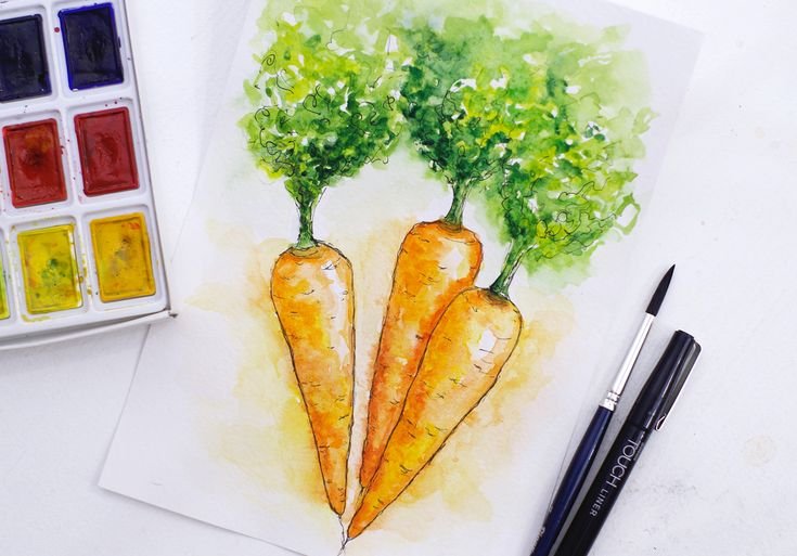 Идеи для рисунков акварелью