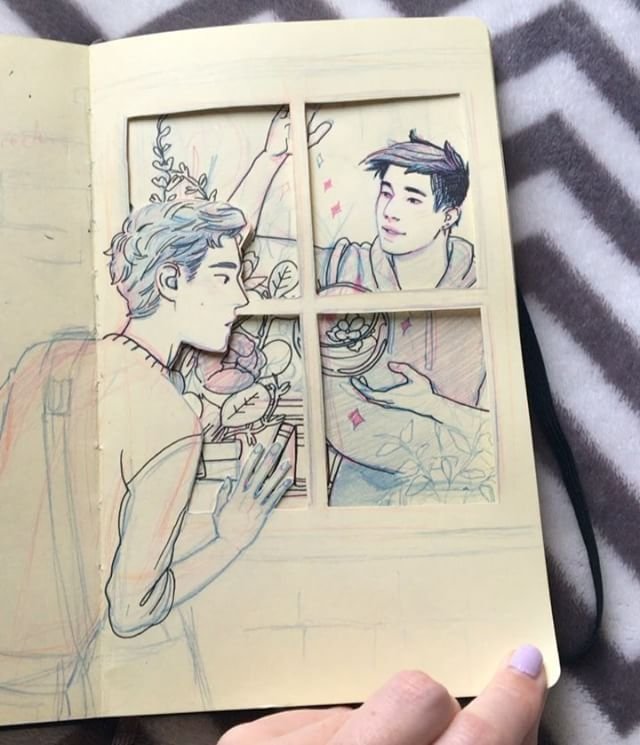 Рисунки для скетчбука парни