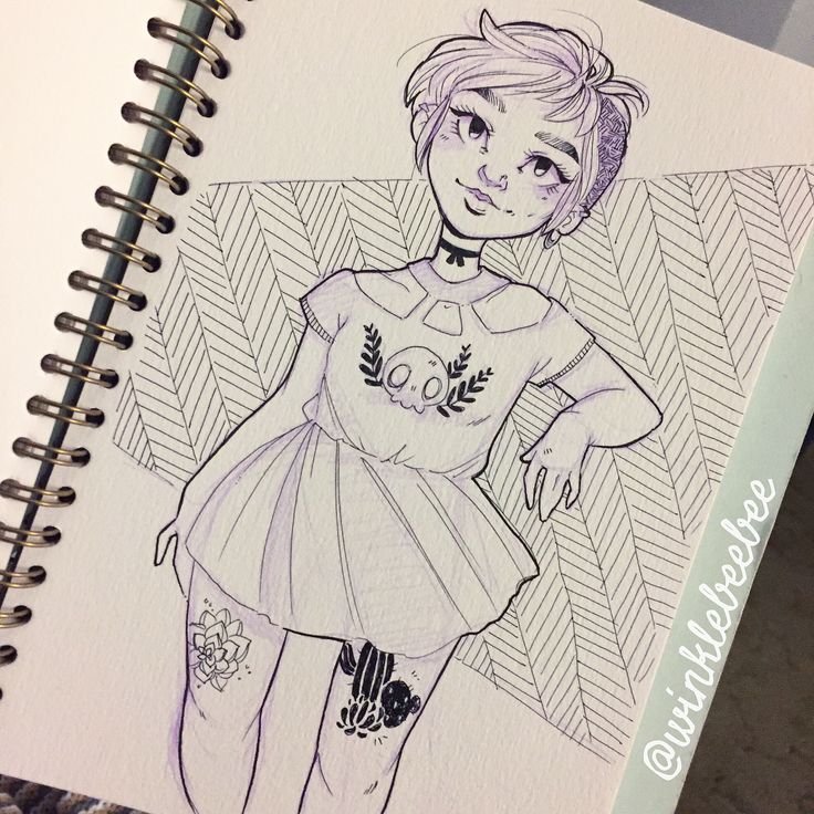 Caroline Pixie рисунок