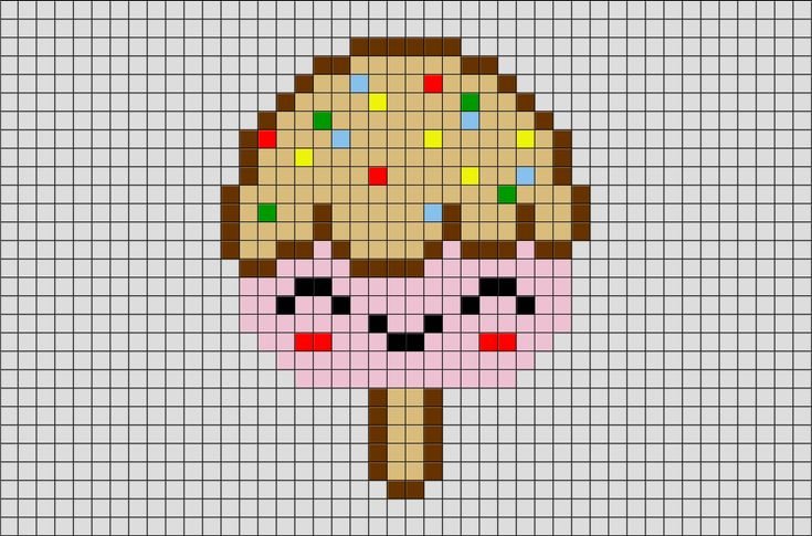 Рисунки в клетку маленькие