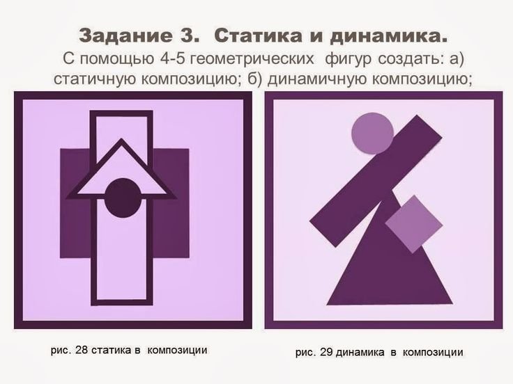 Статичная и динамичная композиция