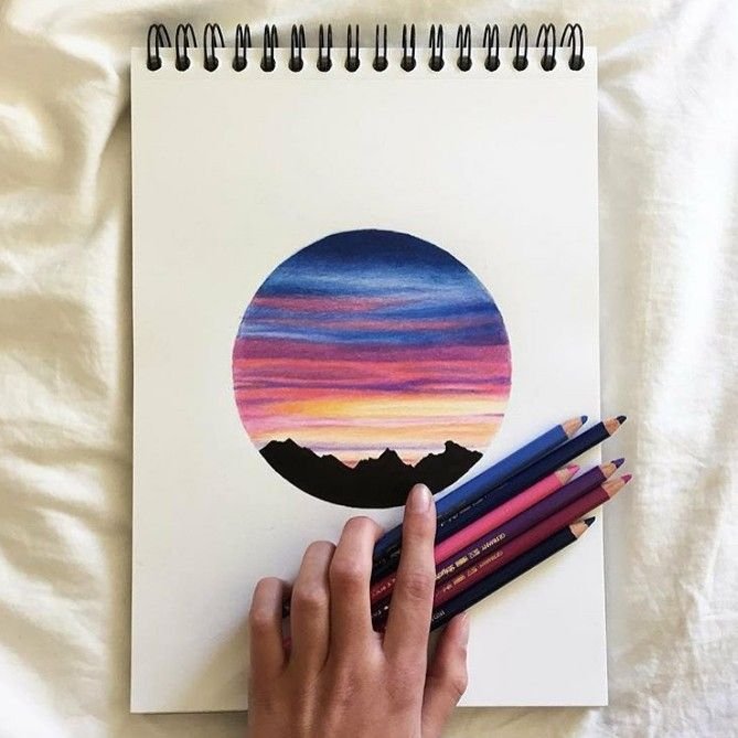 Красивые рисунки для скетчбука легкие