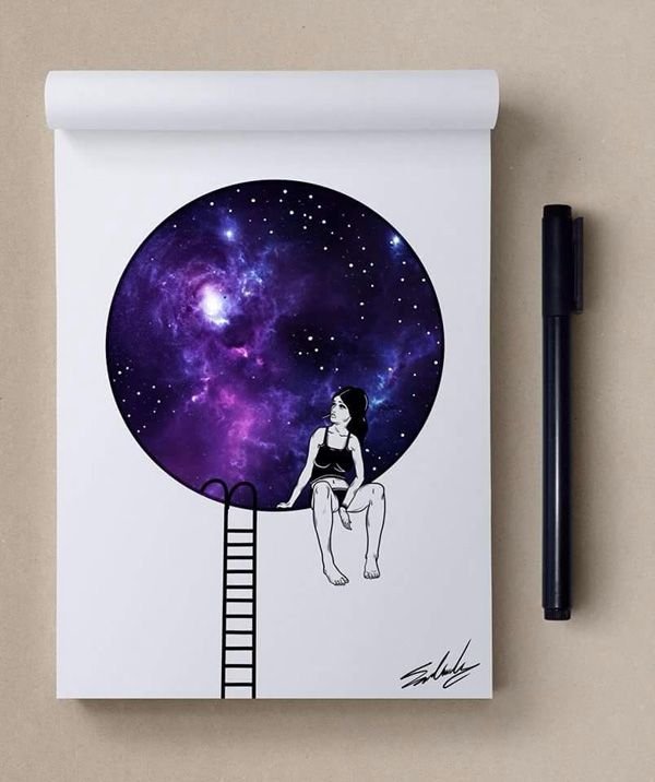 Космические идеи для рисования
