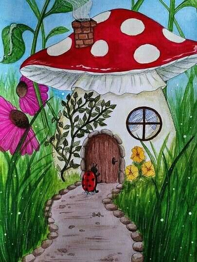 Spring drawing