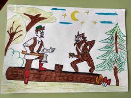 Рисунки к сказкам Габдуллы Тукая Шурале